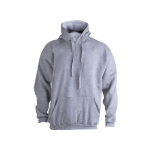 Sweats personnalisés en coton et polyester 280 g/m² Keya couleur gris première vue