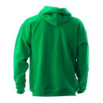 Sweats personnalisés en coton et polyester 280 g/m² Keya couleur vert