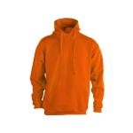 Sweats personnalisés en coton et polyester 280 g/m² Keya couleur orange première vue