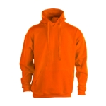 Sweats personnalisés en coton et polyester 280 g/m² Keya couleur orange première vue