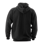 Sweats à capuche économiques en coton et polyester 280 g/m² Keya couleur noir