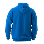 Sweats à capuche économiques en coton et polyester 280 g/m² Keya couleur bleu