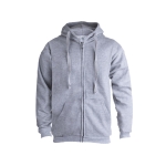 Sweats à capuche économiques en coton et polyester 280 g/m² Keya couleur gris première vue