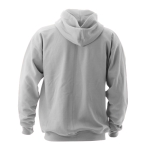 Sweats à capuche économiques en coton et polyester 280 g/m² Keya couleur gris