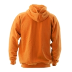 Sweats à capuche économiques en coton et polyester 280 g/m² Keya couleur orange
