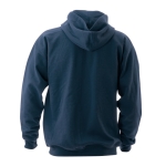 Sweats à capuche économiques en coton et polyester 280 g/m² Keya couleur bleu marine