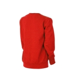 Sweat technique pour enfant mixte en polyester 265 g/m2 Roma Basic couleur rouge
