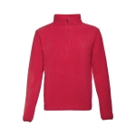 Polaires unisexes personnalisées en polyester 260 g/m² THC Vienna couleur rouge première vue