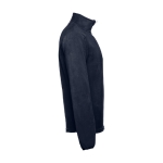 Polaires unisexes personnalisées en polyester 260 g/m² THC Vienna couleur bleu marine troisième vue