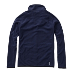 Vestes sérigraphiées en microfibre et polyester 190 g/m² Elevate Life couleur bleu marine