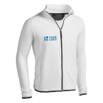 Vestes sérigraphiées en microfibre et polyester 190 g/m² Elevate Life avec zone d'impression