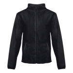 Polaires brodés personnalisés en polyester 260 g/m² THC Helsinki couleur noir