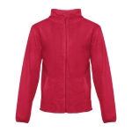 Polaires brodés personnalisés en polyester 260 g/m² THC Helsinki couleur rouge première vue