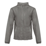Polaires brodés personnalisés en polyester 260 g/m² THC Helsinki couleur gris