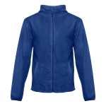 Polaires brodés personnalisés en polyester 260 g/m² THC Helsinki couleur bleu roi première vue