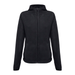 Veste polaire cintrée pour femmes en polyester 260 g/m² THC Helsinki couleur noir