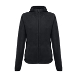 Veste polaire cintrée pour femmes en polyester 260 g/m² THC Helsinki couleur noir première vue