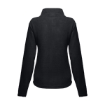Veste polaire cintrée pour femmes en polyester 260 g/m² THC Helsinki couleur noir deuxième vue