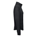 Veste polaire cintrée pour femmes en polyester 260 g/m² THC Helsinki couleur noir troisième vue