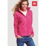 Veste polaire cintrée pour femmes en polyester 260 g/m² THC Helsinki couleur rose vue image ambiance