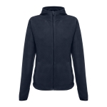 Veste polaire cintrée pour femmes en polyester 260 g/m² THC Helsinki couleur bleu marine