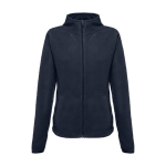 Veste polaire cintrée pour femmes en polyester 260 g/m² THC Helsinki couleur bleu marine première vue