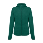 Veste polaire cintrée pour femmes en polyester 260 g/m² THC Helsinki couleur vert foncé première vue