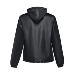 Vestes coupe-vent unisexes basiques en polyester 65 g/m² THC Dublin couleur noir deuxième vue