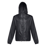 Vestes coupe-vent unisexes basiques en polyester 65 g/m² THC Dublin couleur noir