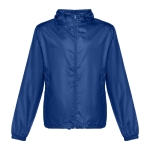 Vestes coupe-vent unisexes basiques en polyester 65 g/m² THC Dublin couleur bleu