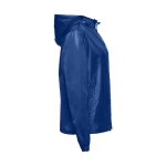 Vestes coupe-vent unisexes basiques en polyester 65 g/m² THC Dublin couleur bleu troisième vue