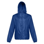Vestes coupe-vent unisexes basiques en polyester 65 g/m² THC Dublin couleur bleu quatrième vue