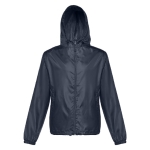 Vestes coupe-vent unisexes basiques en polyester 65 g/m² THC Dublin couleur bleu marine quatrième vue