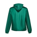 Vestes coupe-vent unisexes basiques en polyester 65 g/m² THC Dublin couleur vert foncé deuxième vue