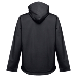 Vestes softshell à capuche en polyester 280 g/m² THC Zagreb couleur noir