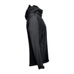 Vestes softshell à capuche en polyester 280 g/m² THC Zagreb couleur noir troisième vue