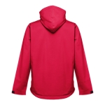 Vestes softshell à capuche en polyester 280 g/m² THC Zagreb couleur rouge