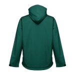 Vestes softshell à capuche en polyester 280 g/m² THC Zagreb couleur vert foncé deuxième vue