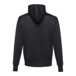 Vestes à capuche personnalisées en polyester 280 g/m² THC Skopje couleur noir deuxième vue