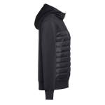 Vestes à capuche personnalisées en polyester 280 g/m² THC Skopje couleur noir