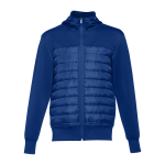 Vestes à capuche personnalisées en polyester 280 g/m² THC Skopje couleur bleu roi première vue