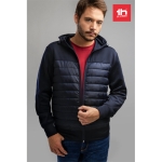 Vestes à capuche personnalisées en polyester 280 g/m² THC Skopje couleur bleu marine