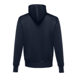 Vestes à capuche personnalisées en polyester 280 g/m² THC Skopje couleur bleu marine deuxième vue