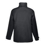 Manteau doudoune imperméable personnalisé en polyester THC Liubliana couleur noir deuxième vue