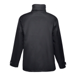 Manteau doudoune imperméable personnalisé en polyester THC Liubliana couleur noir