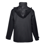 Manteau doudoune imperméable personnalisé en polyester THC Liubliana couleur noir