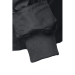 Manteau doudoune imperméable personnalisé en polyester THC Liubliana couleur noir