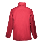 Manteau doudoune imperméable personnalisé en polyester THC Liubliana couleur rouge deuxième vue