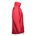 Manteau doudoune imperméable personnalisé en polyester THC Liubliana couleur rouge troisième vue