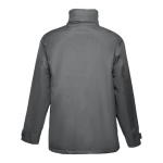 Manteau doudoune imperméable personnalisé en polyester THC Liubliana couleur gris deuxième vue